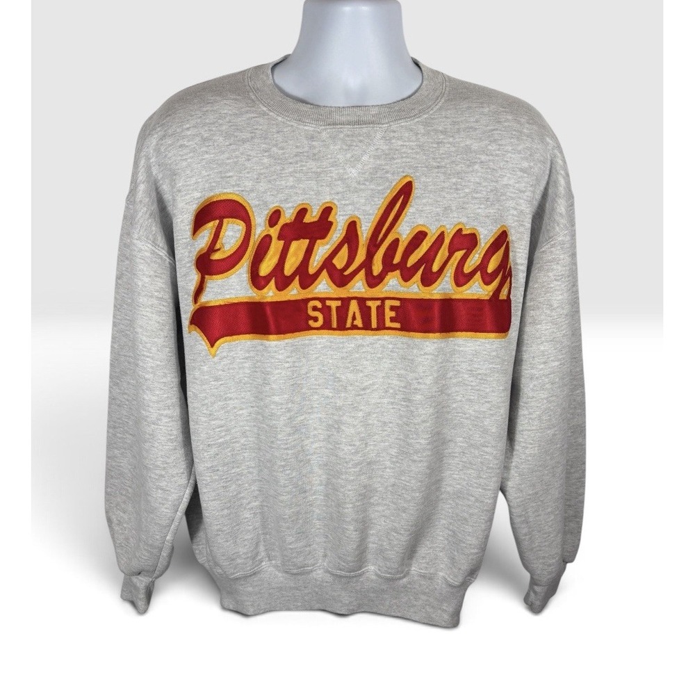 Pitt State Gorillas Mens VTG Russell Crewneck Sweatshirt XL Made In USA -2249